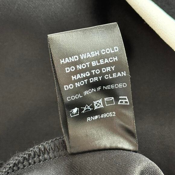 Fashion Nova Set The Bar Mini Dress NWT Black White Bow Long Sleeve Women’s XL - Picture 8 of 8